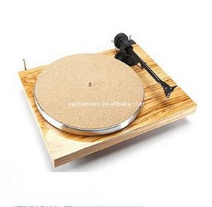 Alfombrilla de corcho profesional LP de buena calidad, tocadiscos de vinilo, reproductor de deslizamiento, esteras de corcho de diseño suave, fábrica de China - Product Image 1