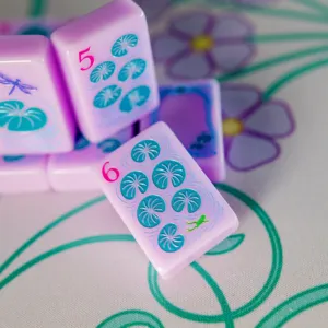 Jeu de Mahjong Américain Personnalisé <span class=keywords><strong>en</strong></span> Gros, 160 Tuiles, Motif Dessin Animé <span class=keywords><strong>Paris</strong></span> Violet, Sur Mesure pour Jeu Familial, Tuiles de Mahjong de Plage - Product Image 3