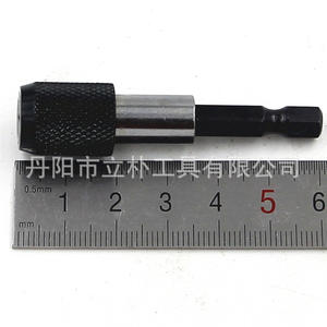 มิสเตอร์ดริลล์ แกนต่อหกเหลี่ยมแบบปลดเร็ว 60 มม. ชนิดหัวจับแบบออกไซด์สีดำ สำหรับสว่านไฟฟ้าและไขควง - Product Image 3