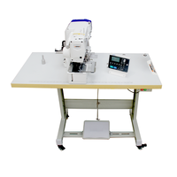 Machine à coudre automatique à double tête SOMAX SM-11 pour œillets plats, machine à boutonnières contrôlée par ordinateur pour caleçons et sous-vêtements.
