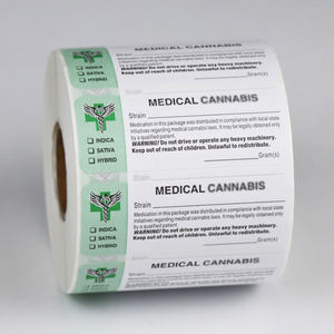 Premium 2.6 "X 1" Generieke Ca Waarschuwingslabels 1000 Stuks Per Rol - Product Image 4