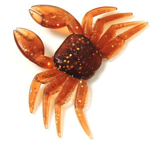 Haute qualité 80mm Silicone <span class=keywords><strong>crabe</strong></span> leurre artificiel appât souple pour saumon bar tilapia océan rivière lac bateau pêche - Product Image 3