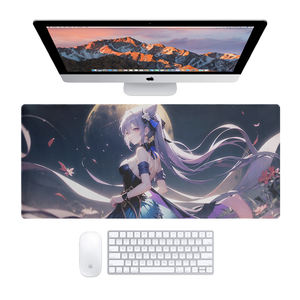 Genshin แผ่นรองเม้าส์ของ <span class=keywords><strong>Gundam</strong></span> League of Legends แผ่นรองเมาส์ลายปีศาจแบบไม่กระแทก - Product Image 5