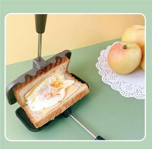 Poêle à sandwich double face pliable, gril, poêle à frire pour pain, machine à petit-déjeuner, appareil à crêpes, outils de cuisine - Product Image 3