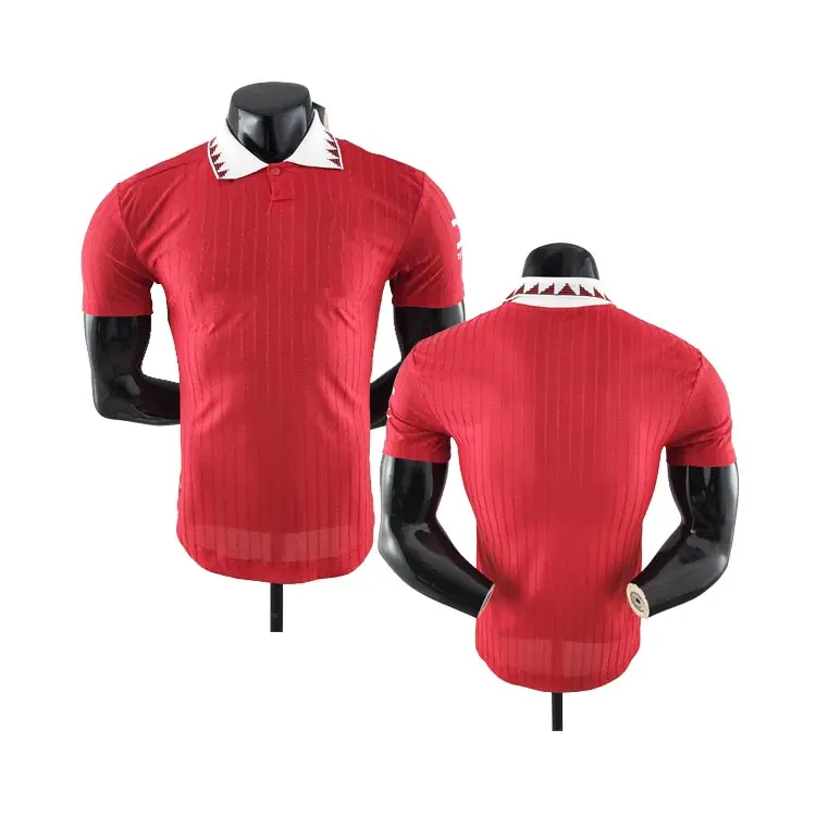 Wholesale New Products 2022-2023 red player and fan Men Soccer Jersey football soccer wear