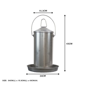 Thời tiết bền chống gỉ gà trung chuyển thép không gỉ tự động gia cầm trung chuyển treo gia cầm cho ăn container - Product Image 3