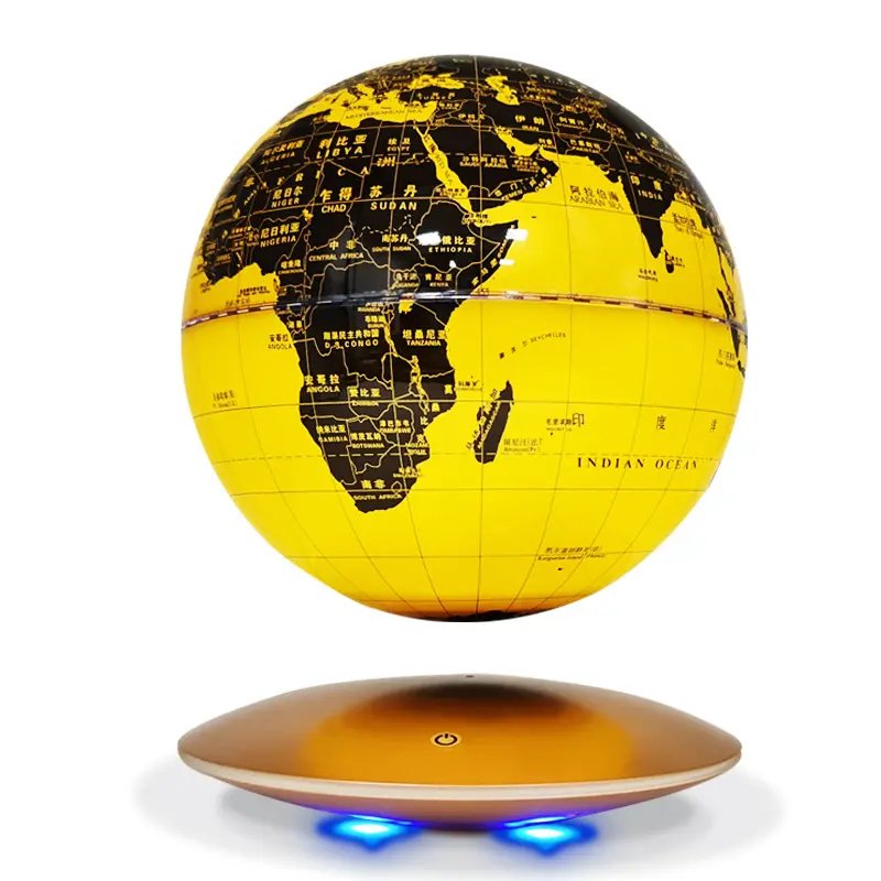 Groothandel Magnetische Levitatie Globe Creatieve Kleine Nachtlampje Bedlampje Desktop Decoratie Home Decoratie