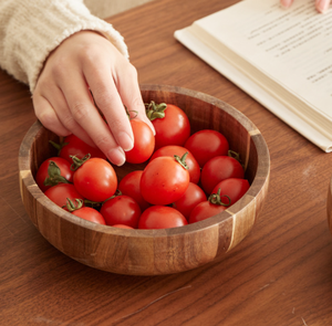 Bols en noix de coco épaissis de haute qualité |   Plat de service multi-usages pour salades, fruits, glaces, noix et céréales, compatible lave-vaisselle, écologique, idéal pour les fêtes - Product Image 5