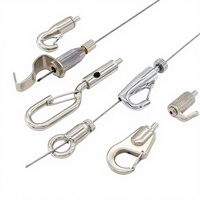 Kits de suspension de kit de fils suspendus réglables de pince de câble de crochet de Offres Spéciales pour des photos