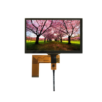 Layar Sentuh LCD TFT TN 7" Laris Manis, Resistif/Kapasitif, Resolusi 800x480, Untuk Penggunaan Industri, Kecerahan 500 Nits, Garansi 1 Tahun