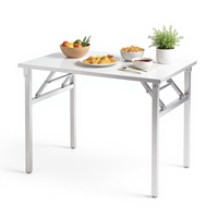 Table pliante en acier inoxydable multifonctionnelle pour le camping en plein air et le barbecue