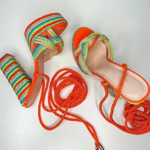 Sandales à talons hauts couleur bonbon pour femme, collection 2026 – Chaussures de soirée élégantes - Product Image 4