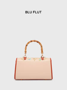 Nuevo Bolso de Mano Estilo Chino con Bordado de Rosas y Bambú, Bolso Cruzado para Mujer, Bolso de Hombro - Product Image 4