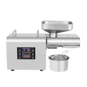 Pequeña mini máquina de prensa de aceite comestible para uso doméstico equipo de extracción de aceite de colza de soja maní