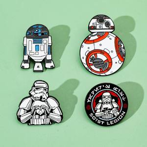 Alfileres de <span class=keywords><strong>Star</strong></span> Wars bonitos de dibujos animados personalizados, broches de ropa Luxcy, bolsos, adornos, alfileres, regalos promocionales, alfileres de aleación al por mayor - Product Image 1