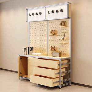 Scaffalatura Modulare in Alluminio Leggera e Resistente Libei per Stoccaggio in Magazzino, Esposizione di Verdure e Vini in Supermercato - Product Image 2