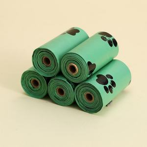 Sacs à déjections pour animaux de compagnie écologiques et luxueux, anti-fuite, biodégradables, sacs à ordures pour animaux de compagnie, 4 rouleaux, produits pour animaux de compagnie de premier choix - Product Image 5