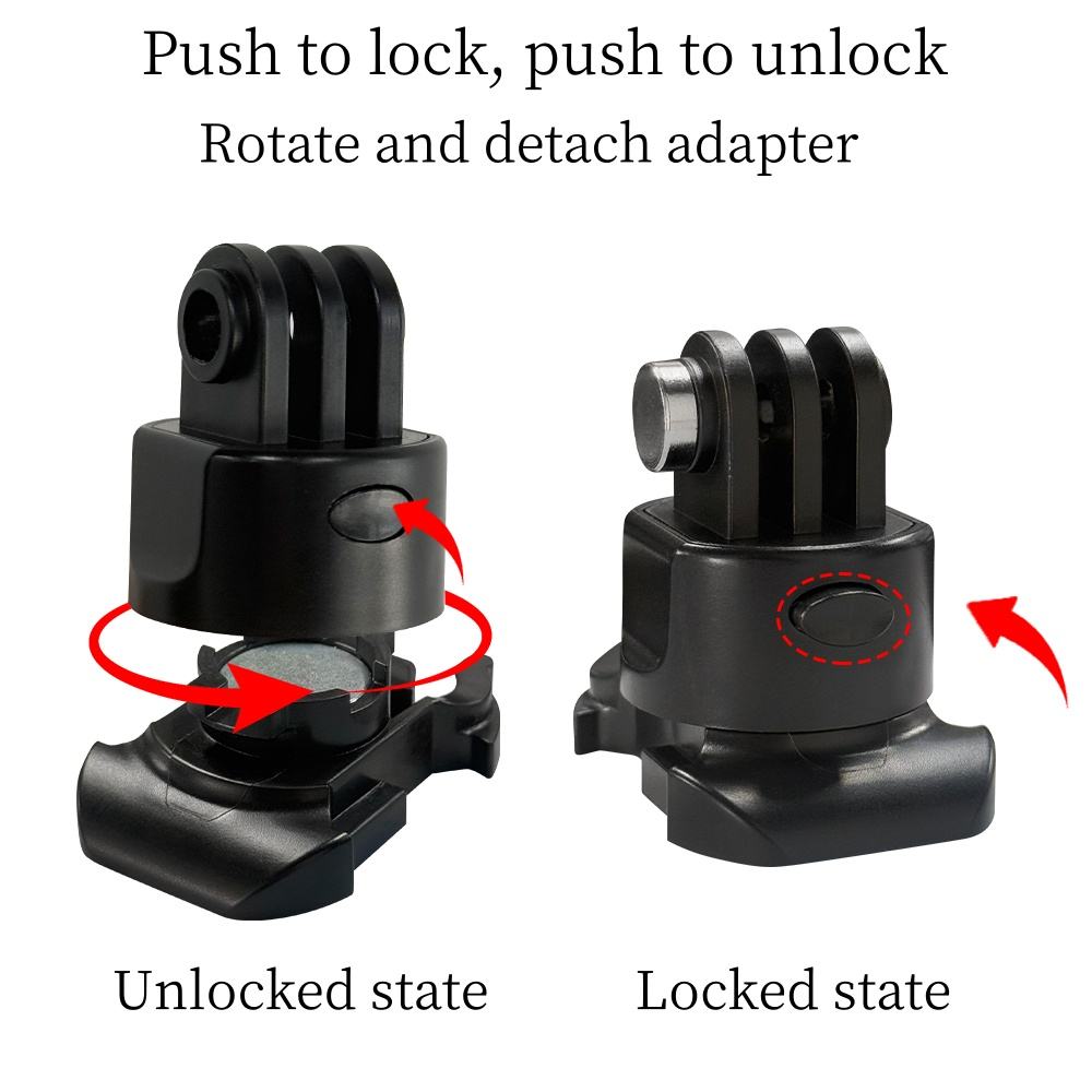 HONGDAK Off-Road Vehicle Helmet Fixing Bracket Set for Gopro Accessories Helmet Chin Bracket 5 in 1 Set