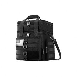 Large Insulated Tactical <b>Lunch</b> <b>Box</b> for Men Heavy Duty Double Deck Expandable Cooler <b>Bag</b> With Fashion Style - Product Image 3