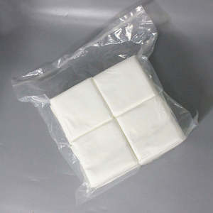 Dispensador de Toallitas de Limpieza Cuadradas de Microfibra No Tejida Ecológicas de 9x9 Pulgadas, Blancas, para Cuartos Limpios, con Toallitas Limpias - Product Image 1