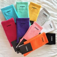 Vente en gros de chaussettes de qualité supérieure Chaussettes en coton de sport professionnel Chaussettes pour hommes avec logo personnalisé
