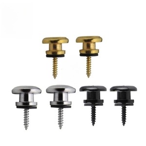 Boutons de sangle universels personnalisés en forme de champignon pour <span class=keywords><strong>guitare</strong></span> acoustique, folk, basse et <span class=keywords><strong>guitare</strong></span> électrique – Pièces de rechange - Product Image 1