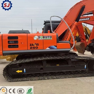 Excavadora de cadenas usada Hitachi ZX250 de 25 toneladas para minería en canteras, trabajos de movimiento de tierras, alto rendimiento, motor original ZX200 ZX350H - Product Image 2
