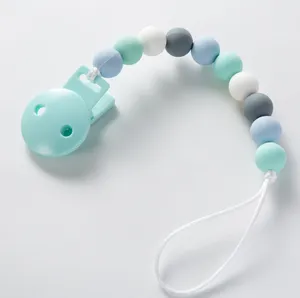 Gepersonaliseerde Fopspeen Houden Tepel Clips, Silicone Baby Bijtring Fopspeen Ketting