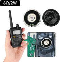 Small DIY MAGNETIC Audio Horn Speaker Audio Amplifier DIY Accessories 8Ohm/2W 50.7MM Diameter with 20CM Terminal Cable