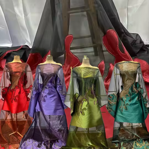 2025 di alta qualità <span class=keywords><strong>in</strong></span> poliestere <span class=keywords><strong>Organza</strong></span> africana Jacquard broccato tessuto per le donne bel vestito - Product Image 1