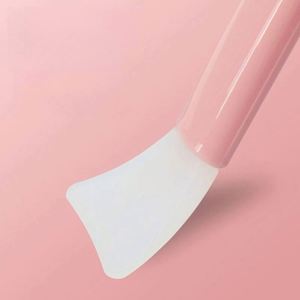 Dual Head Silicone Facial Mask Applicator <b>Brush</b> and Spatula Tool for Spa Skincare Mixing and Even Mask Application - Product Image 4