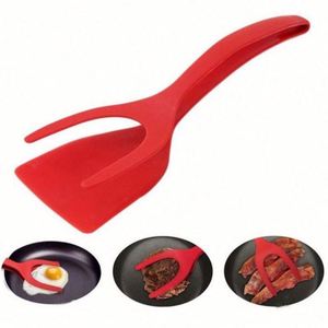 Pinzas Espátula 2 en 1 de Alta Calidad y Durabilidad con Agarre Antideslizante para Huevos, Panqueques, Tostadas y Omelettes, de Silicona Ecológica para Hornear, Fabricadas en EE. UU. - Product Image 4