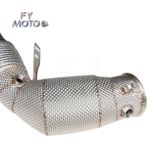 Downpipe catalysé pour <span class=keywords><strong>BMW</strong></span> X5 G05 X6 G06 X7 G07 760i V8 M60i S68 4.4L <span class=keywords><strong>2023</strong></span>+ avec bouclier thermique - Product Image 4