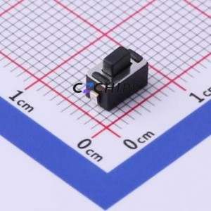 TS-1101NH-C-B-B Tactile Switch SMD Switch Single Pole Single Throw Rectangle Button 2.6N Vertical Mount - Product Image 1