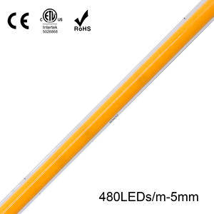 Cinta Adhesiva LED de 480 LED/m, Tiras LED de 5 mm, Raymates, 7 W, DC5 V, Tira de Luz LED de Alto CRI 90, Tira de Luz LED para Automóvil, para Uso Doméstico, CE UL - Product Image 1