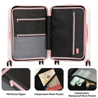 Porte-gobelet de voyage moderne et léger de 20 pouces, imperméable, avec dégradé de couleurs, de haute qualité, pour hommes et femmes