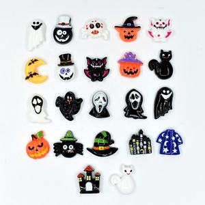 Cabujones de Resina Planos de Estilos Variados Populares para Halloween, para la Creación de Joyería DIY, Horquillas Hechas a Mano y Accesorios para Fundas de Teléfono - Product Image 6