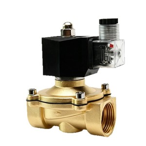 Válvula Solenoide Sintética de Latón HC 220V de Acción Directa para Control de Agua y Aceite, Tipo Interruptor para Tuberías de 6, 8 y 2 Pulgadas - Product Image 1