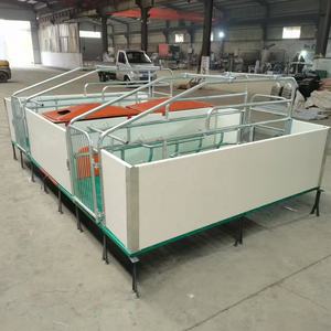 Vendite dirette in fabbrica su misura scrofa letti per maialino casse per animali in acciaio zincato a caldo gabbie per animali in stile europeo One-Stop - Product Image 3