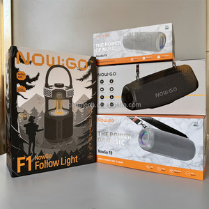 Caja de música impermeable al aire libre manos libres de moda de tela Altavoz LED Pequeños altavoces amplificados BT Altavoces inalámbricos - Product Image 6