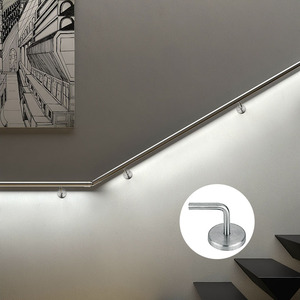 Lối vào lan can thép không gỉ lan can cầu thang lan can ngoài trời bên gắn góc tường có thể điều chỉnh <span class=keywords><strong>guardrails</strong></span> - Product Image 5