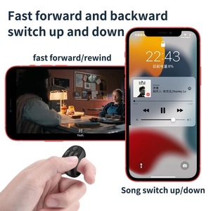 Accessoires de téléphone sans fil de petite taille avec anneau déroulant BT Connected Remote Control For <span class=keywords><strong>Tik</strong></span> <span class=keywords><strong>Tok</strong></span> With Charging Case - Product Image 3