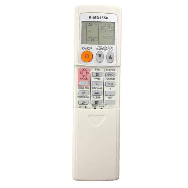 Replacement Air Conditioner Remote for Mitsubishi K-MB1550 Cooling Heating AC Unit Controller White