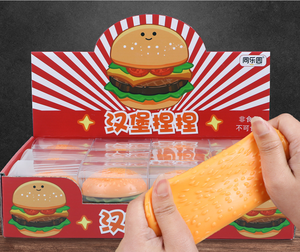 Juguetes Blandos de Simulación de Comida Desmontables de 5 Capas con Forma de Hamburguesa para Niños de 5 a 7 Años, Novedoso Regalo de Cumpleaños Antiestrés para Niñas - Product Image 3