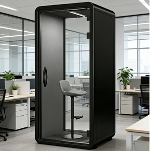 Özel Alan Telefon Kulübesi Prefabrik Ofis Bölmesi Toplantı Kabini Akustik Ofis Bölmesi Ses Geçirmez - Product Image 6