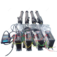 Plateforme de mouvement en aluminium 4 degrés de liberté avec moteur servo 220V et contrôleur pour simulateurs de voiture et de vol à usage domestique