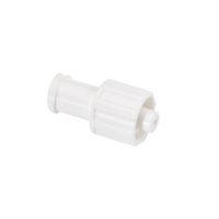 Livraison rapide Double tête IV seringue mâle femelle Luer filetage connecteur de verrouillage 1.3mm trou capuchon de protection haute pression ABS matériel