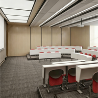 Solution d'ingénierie de décoration d'espace tout-en-un pour la rénovation des intérieurs d'auditoriums et de bureaux commerciaux multifonctionnels