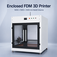 Imprimante 3D industrielle FDM Protolink3D fermée, grande surface d'impression de 1000 mm, plateau chauffant en verre trempé, jusqu'à 350 mm/s, automatique