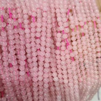 Perles en vrac de 4 mm, mini taille, en pierres précieuses lisses et rondes, cristaux naturels et perles de verre, couleurs mélangées, pour la production de bijoux (vente en gros)